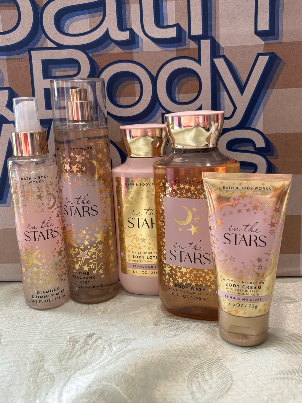 Bath & Body Works In the Stars Scented 5 Piece Bath and Body Set